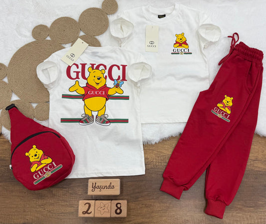 3 piece Winnie Pooh boys sweats set